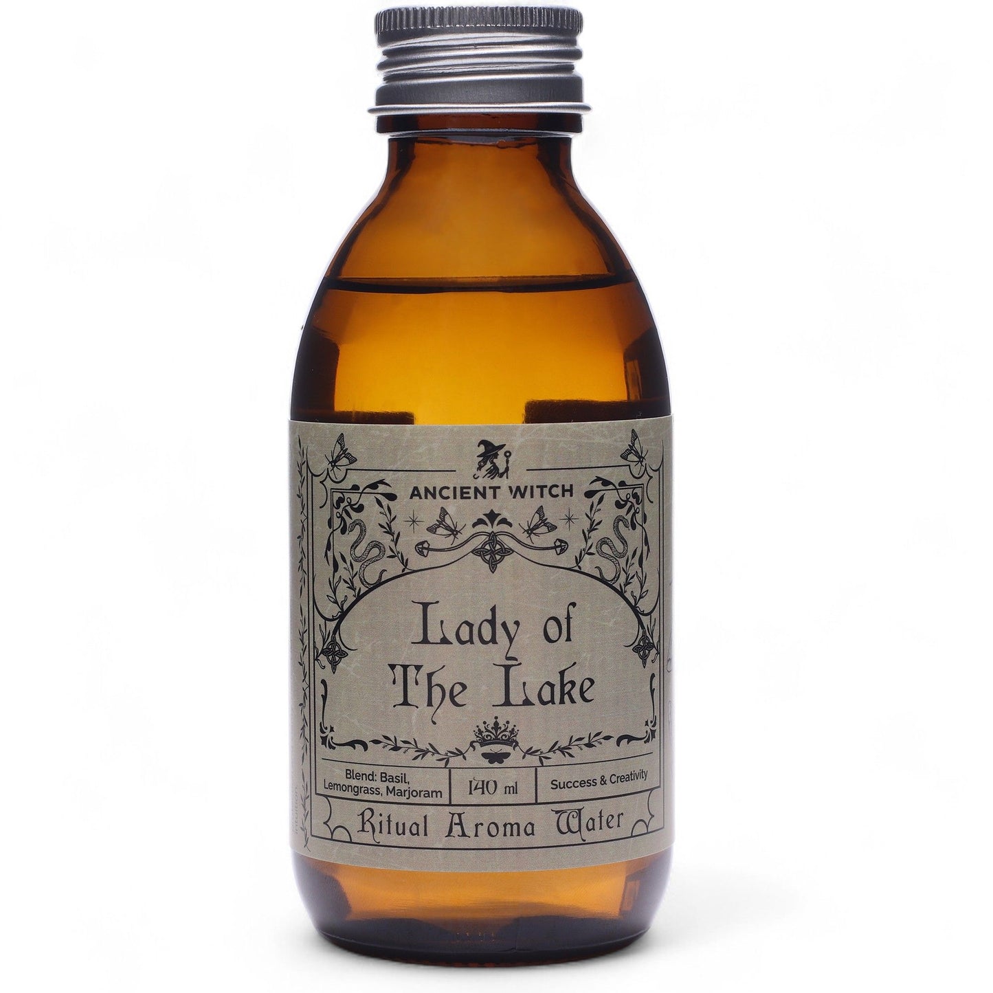 🌊 Ancient Witch Ritual Water – Lady of the Lake | 140 ml Elixir of Inspiration & Creativity 🌿