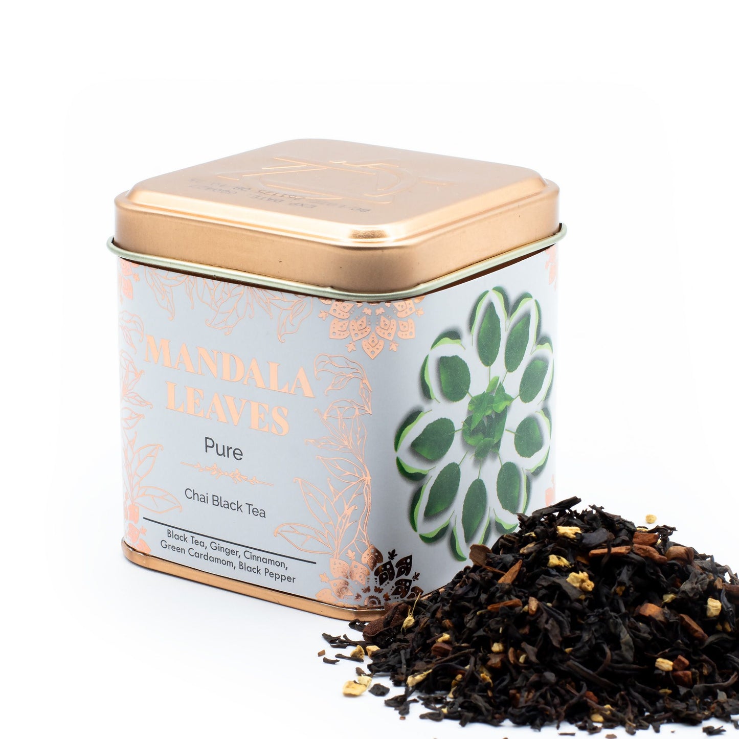 Spiced Chai Black Tea Blend in Reusable Tin | Ginger, Cinnamon & Cardamom