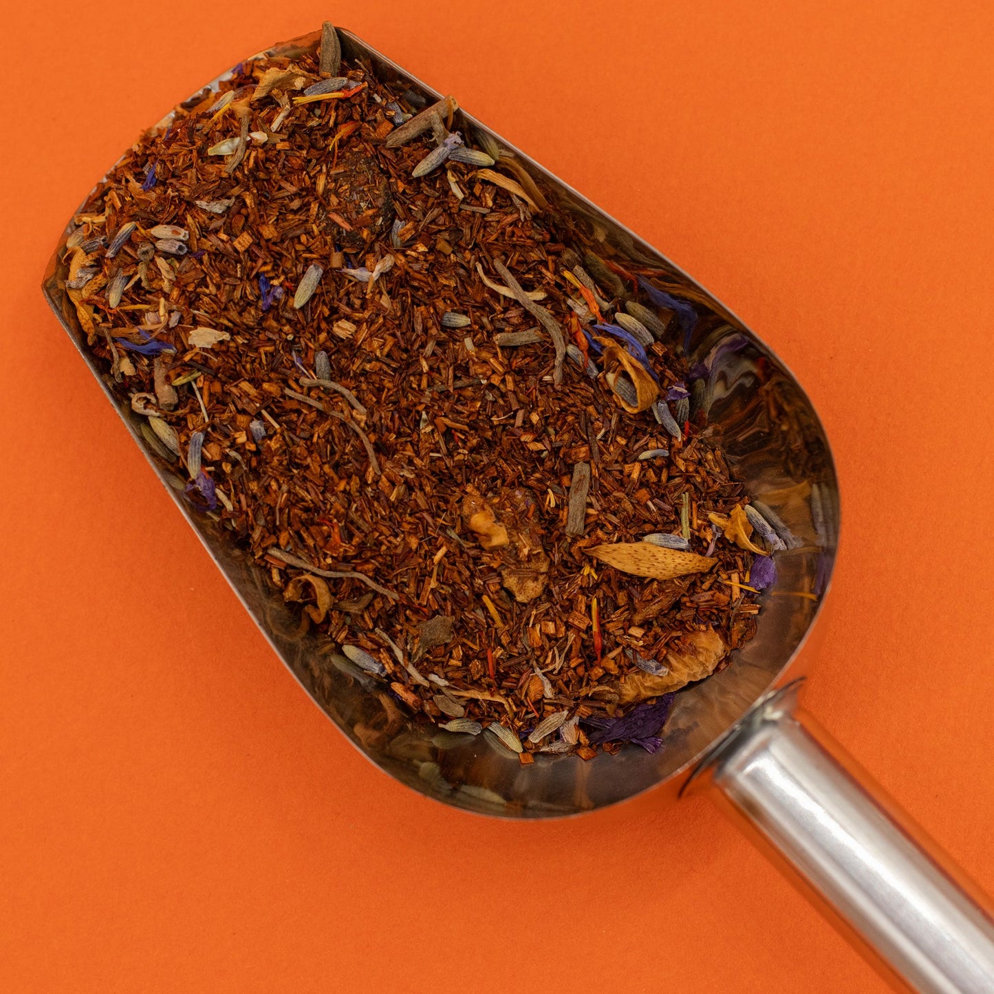 Red Bush Relax Tea Tin – Caffeine-Free Rooibos Infusion with Apple, Lavender & Orange Blossom