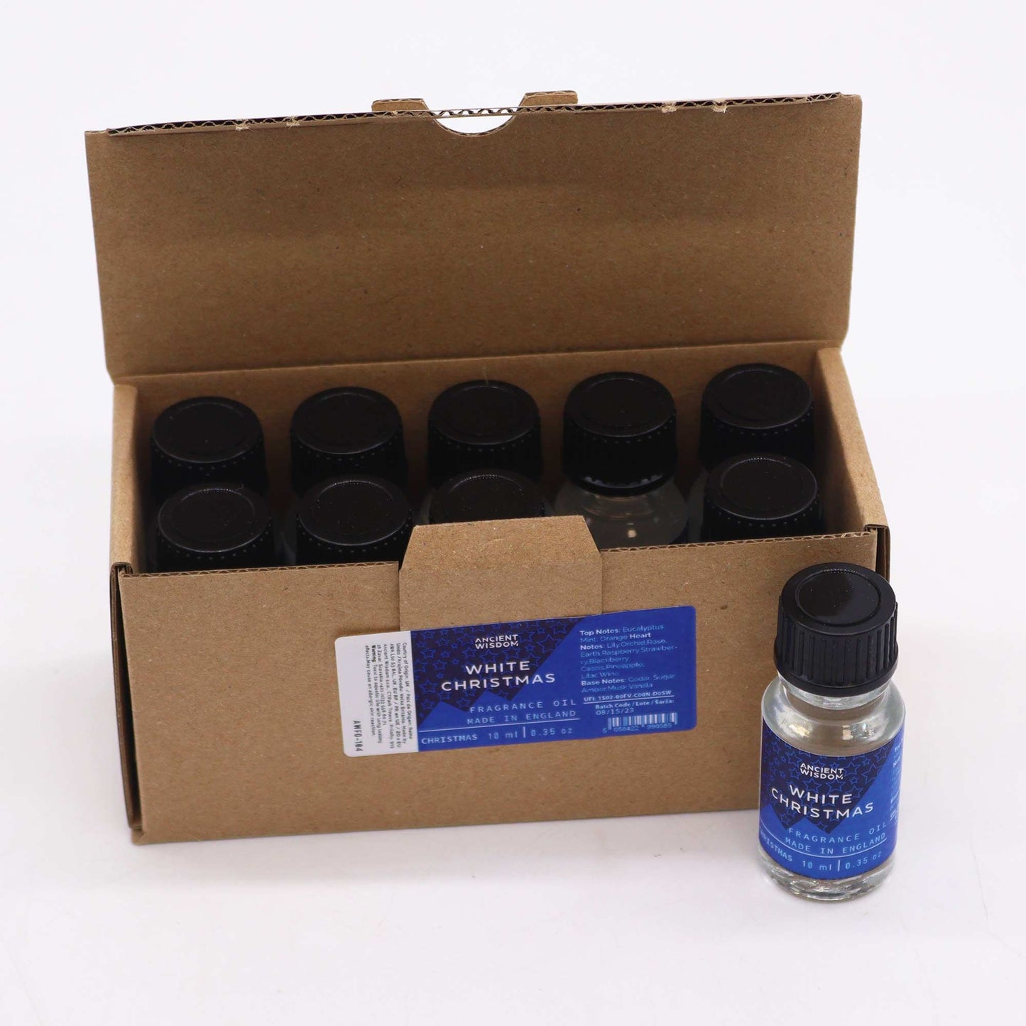 ❄️ White Christmas Fragrance Oil – 10ml | Magical Festive Aroma ✨