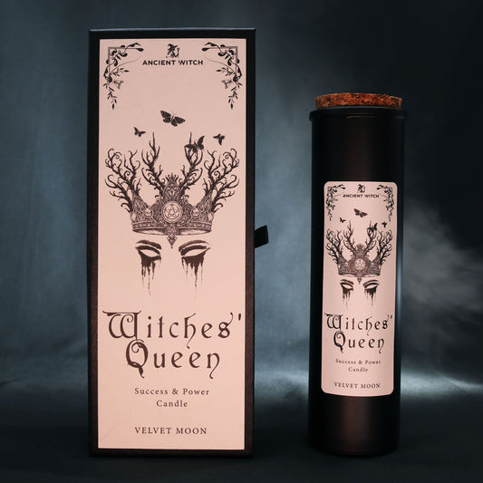 🕯️ Ancient Witch Ritual Candles – Witches’ Queen | Power, Success & Manifestation Magic 👑✨