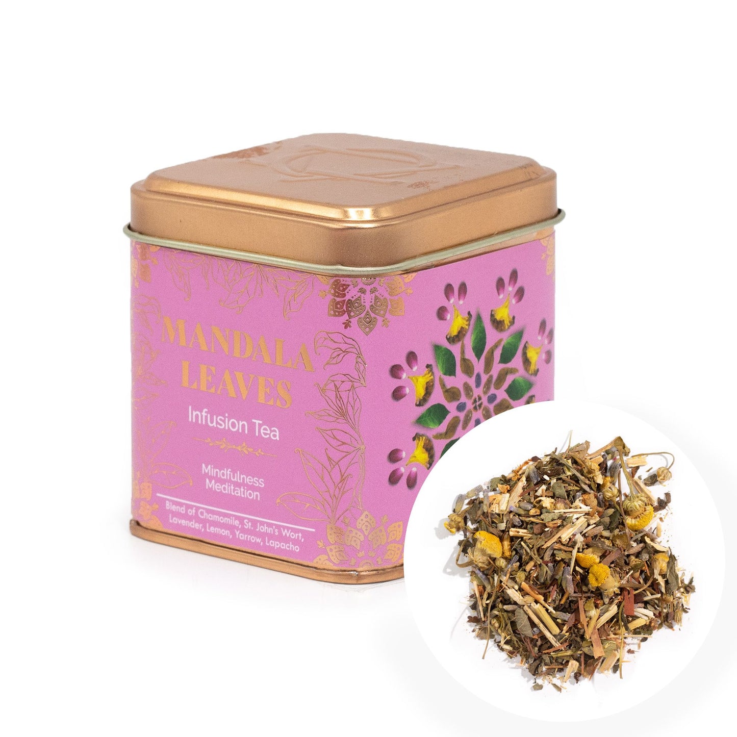 Mindfulness Meditation Tea Blend (50g) – Caffeine-Free Calm in Every Sip 🌿✨