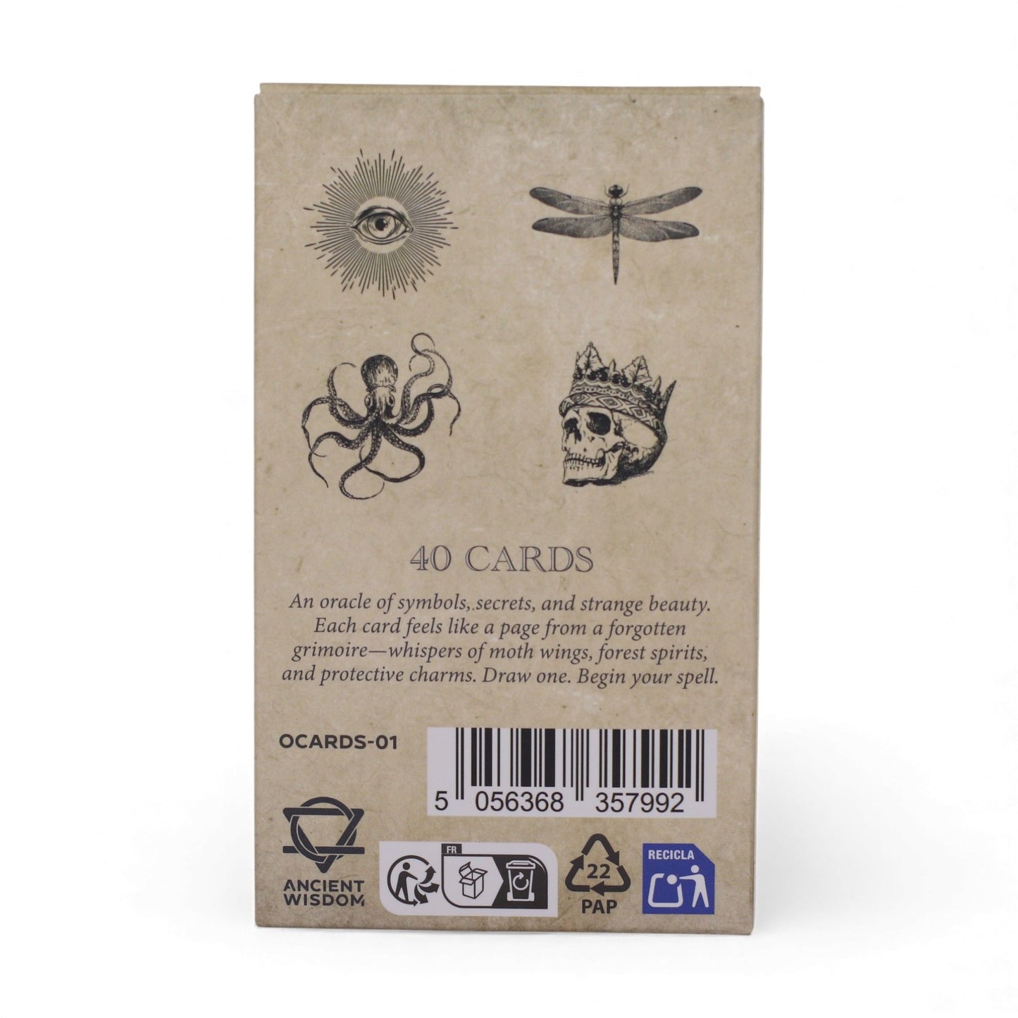 🔮 The Spellbook Oracle Cards – Witchcraft Divination Deck ✨