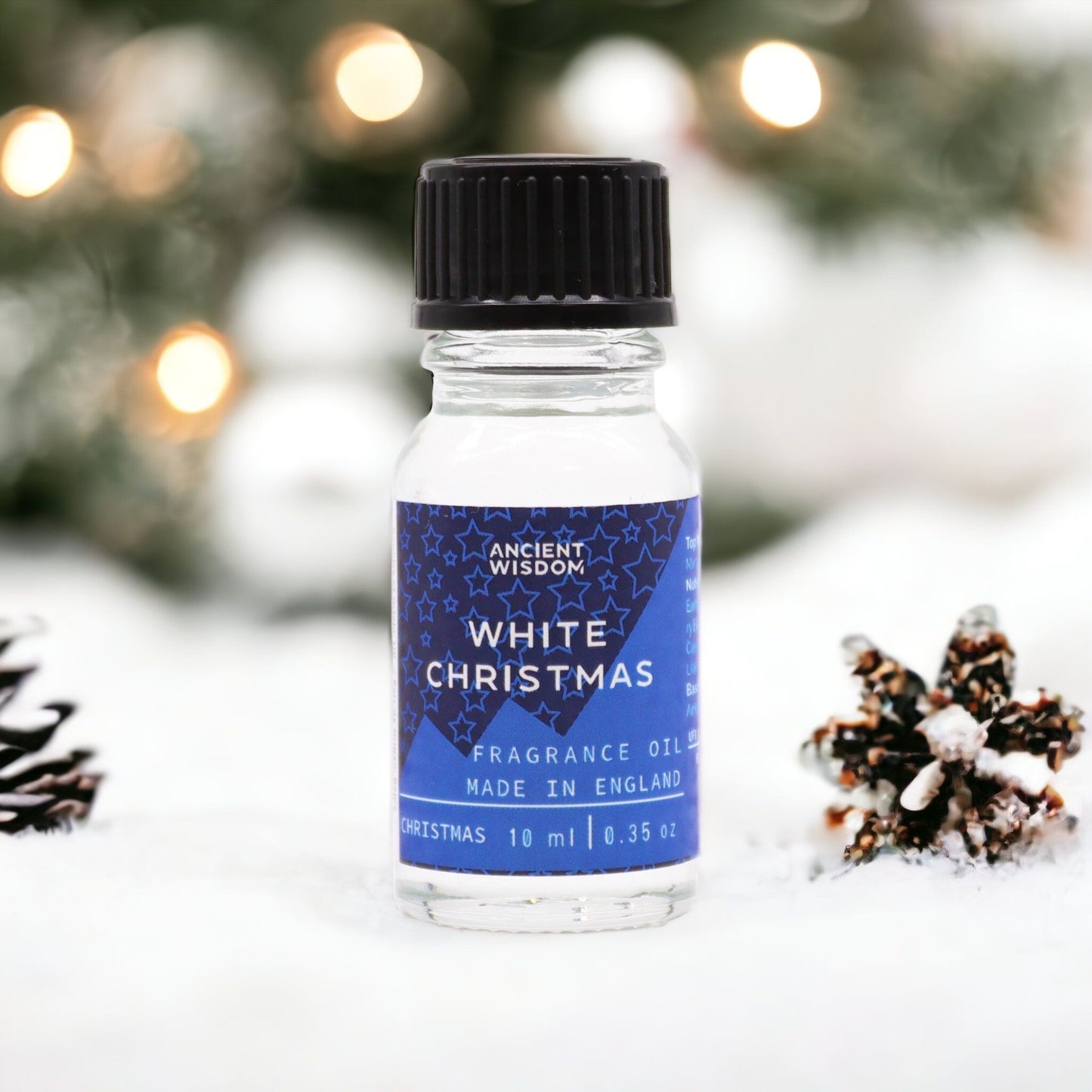 ❄️ White Christmas Fragrance Oil – 10ml | Magical Festive Aroma ✨