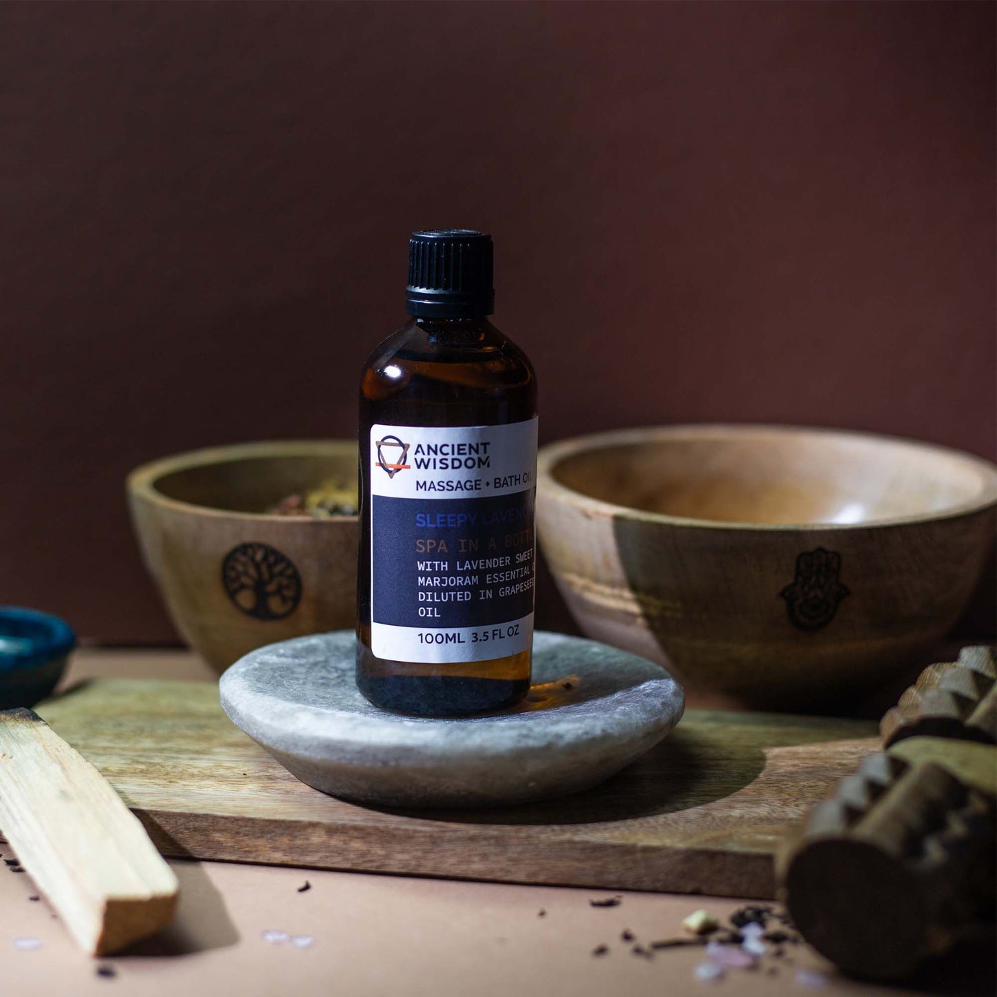 Huile de massage Menthe Poivrée Fraîche – Mélange vivifiant d'huiles essentielles pour la relaxation et la récupération