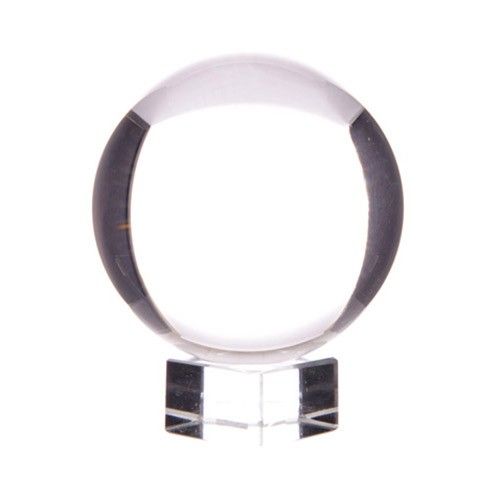 🔮 Crystal Ball on Stand 80mm – Mystical Clarity, Timeless Beauty & Spellbinding Display ✨