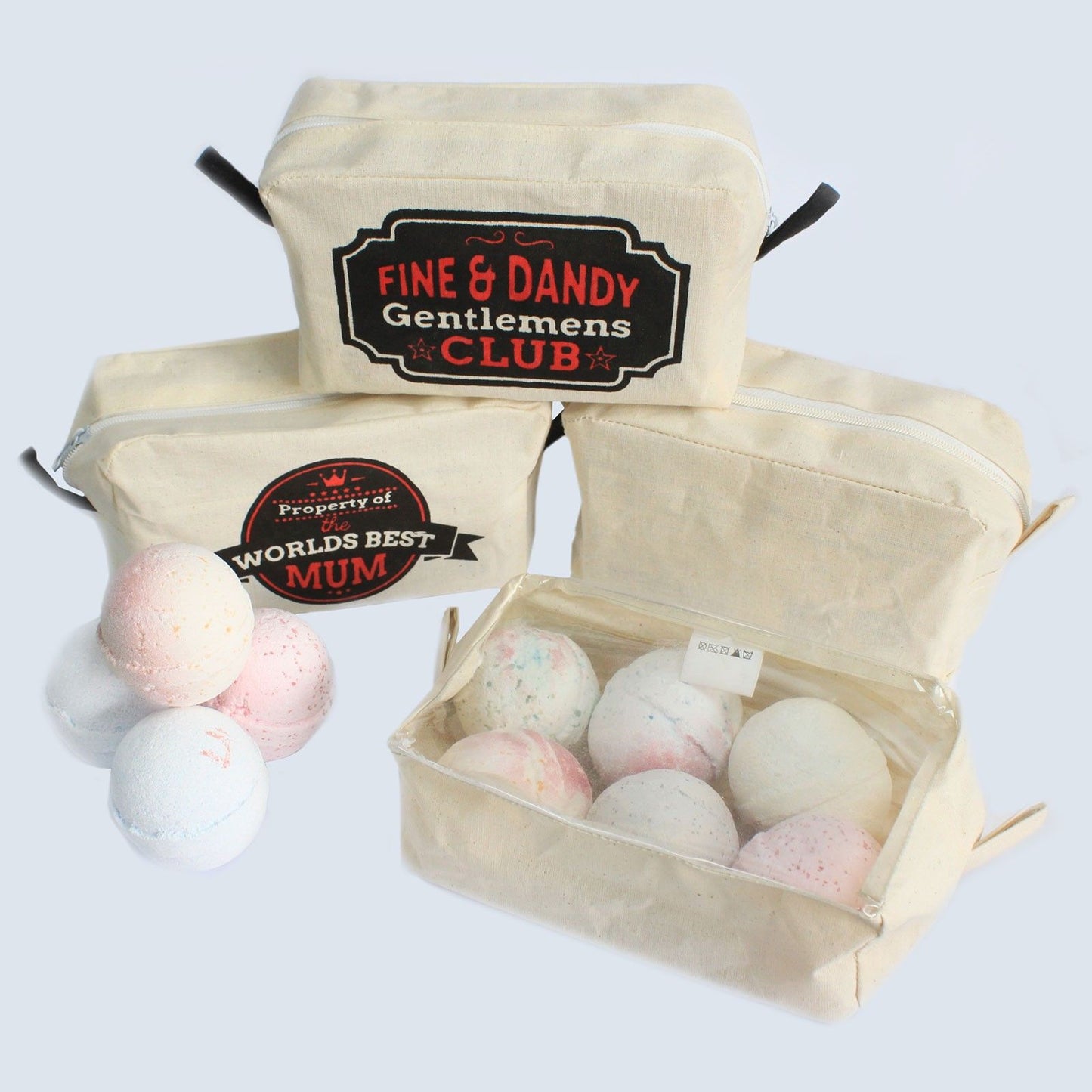 🌸 World's Best Mum Organic Cotton Toiletry Gift Bag – Travel in Style & Comfort 🌸