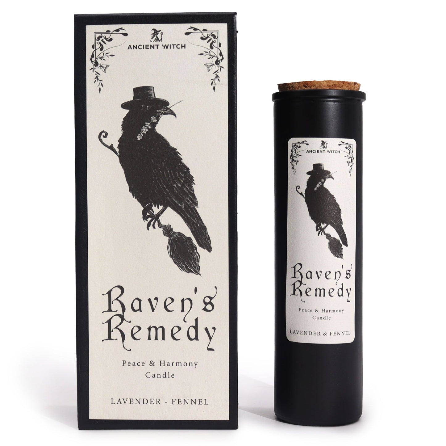 🕯️ Ancient Witch Raven’s Remedy Candle – Peace & Harmony 🕊️