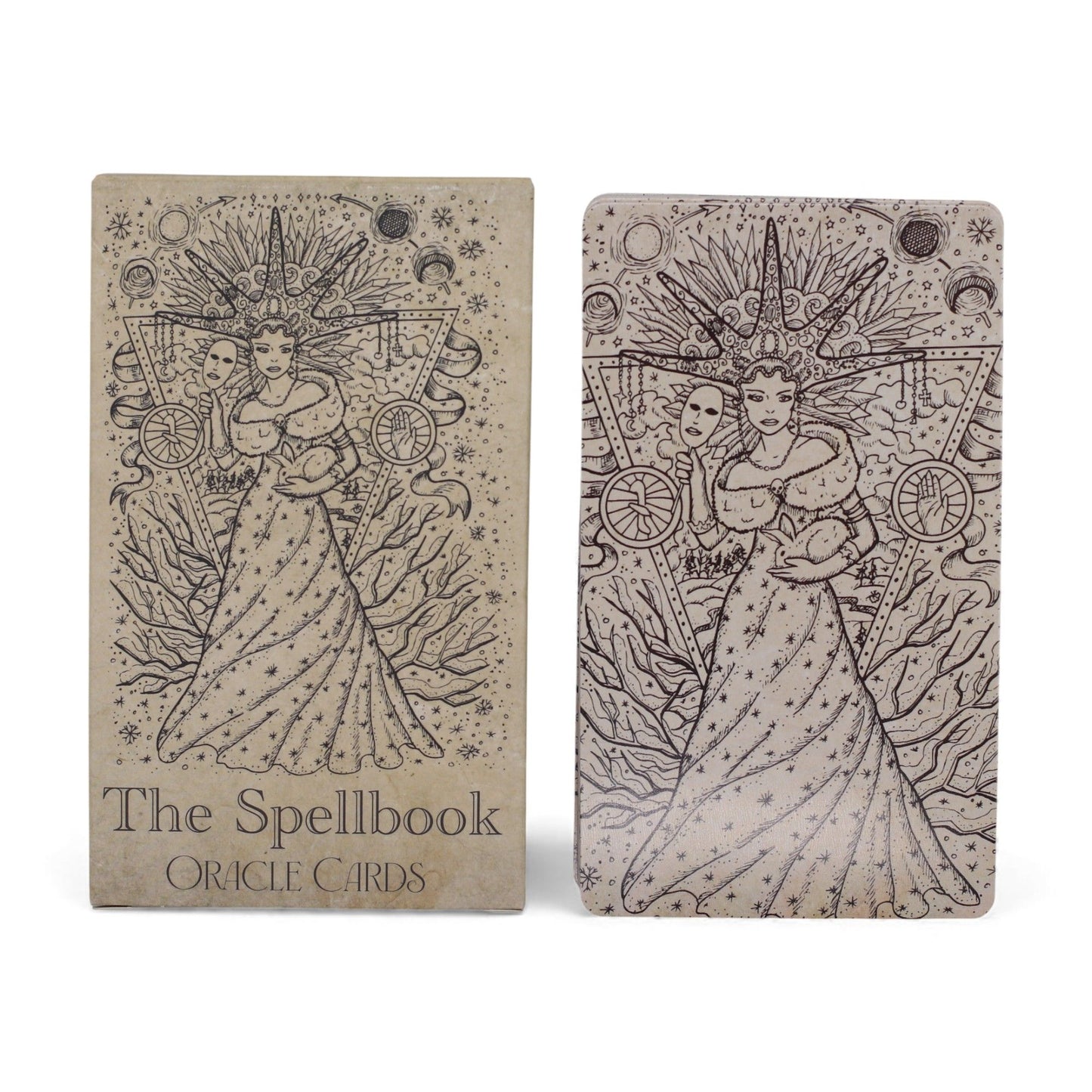 🔮 The Spellbook Oracle Cards – Witchcraft Divination Deck ✨