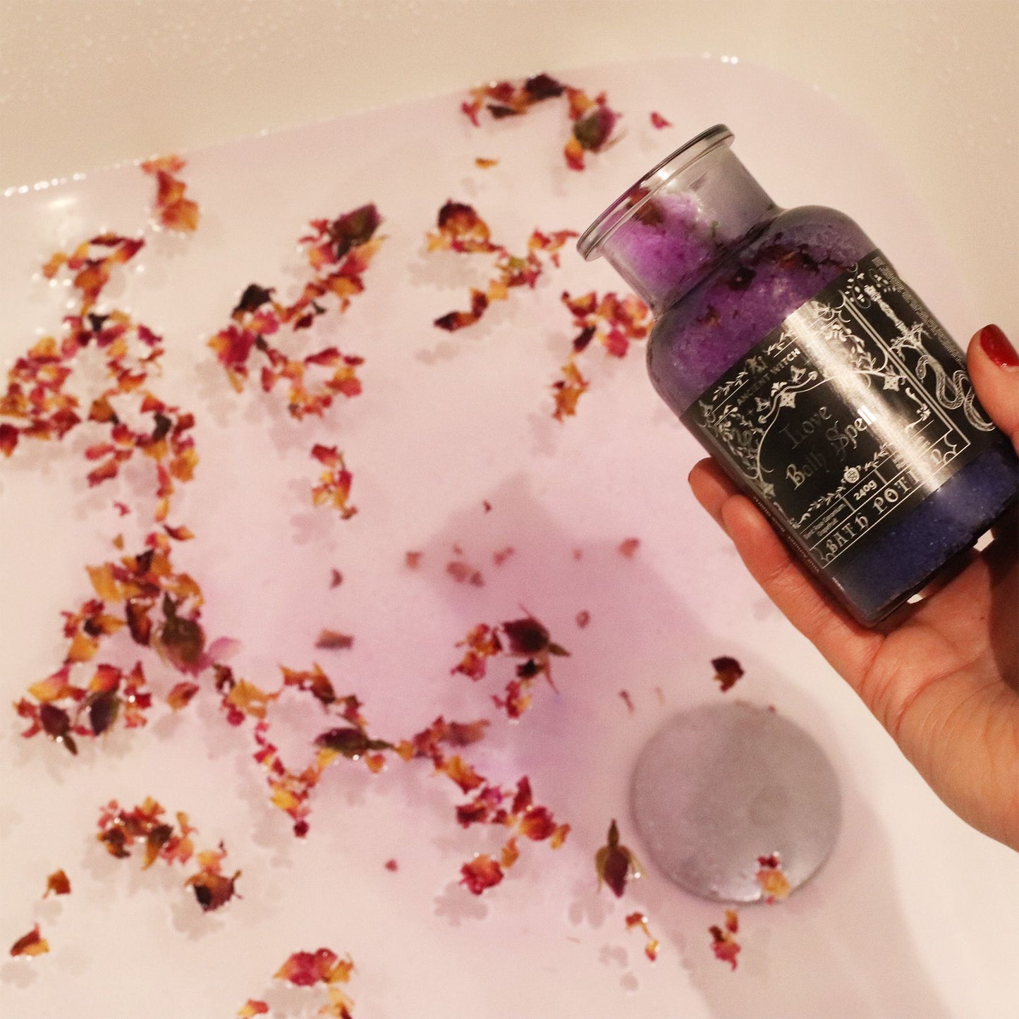 💕 Ancient Witch Love Bath Spell Potion – Rose Quartz Ritual Soak 💕