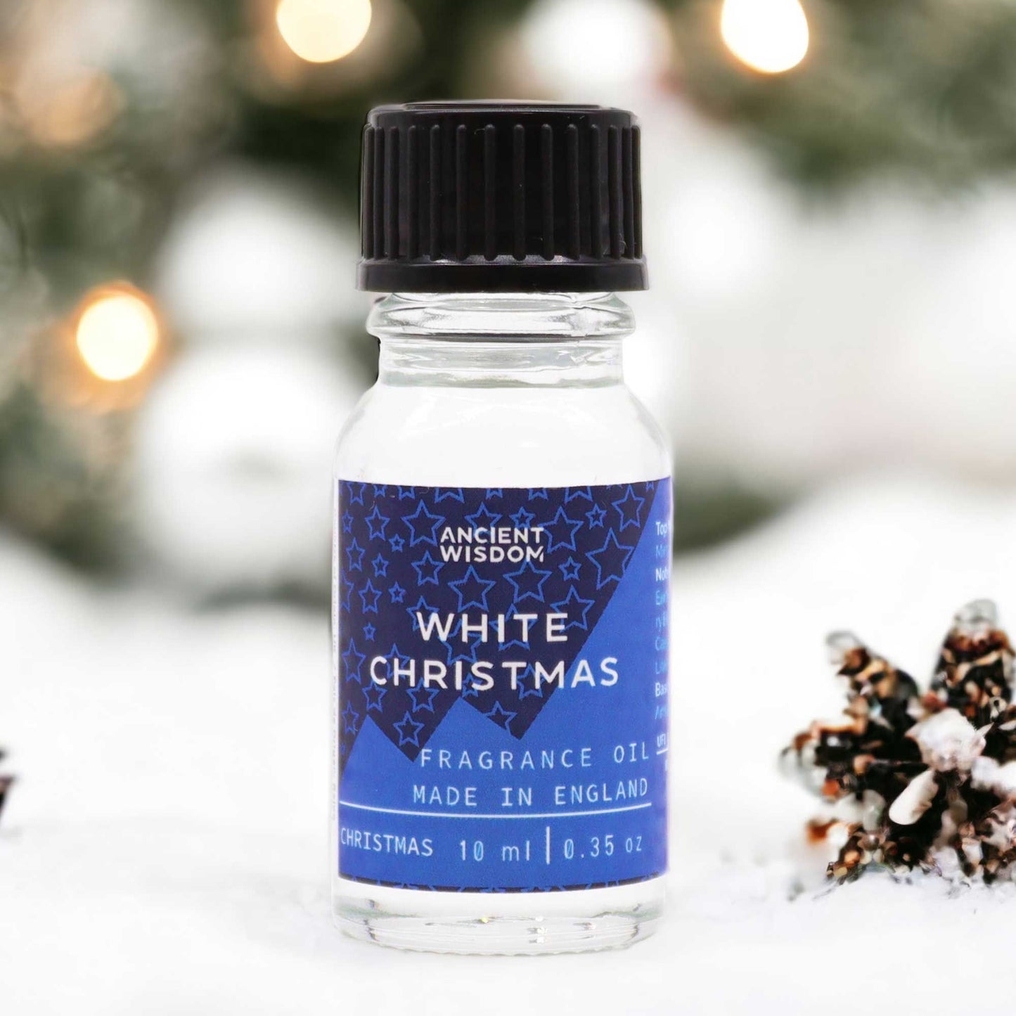 ❄️ White Christmas Fragrance Oil – 10ml | Magical Festive Aroma ✨