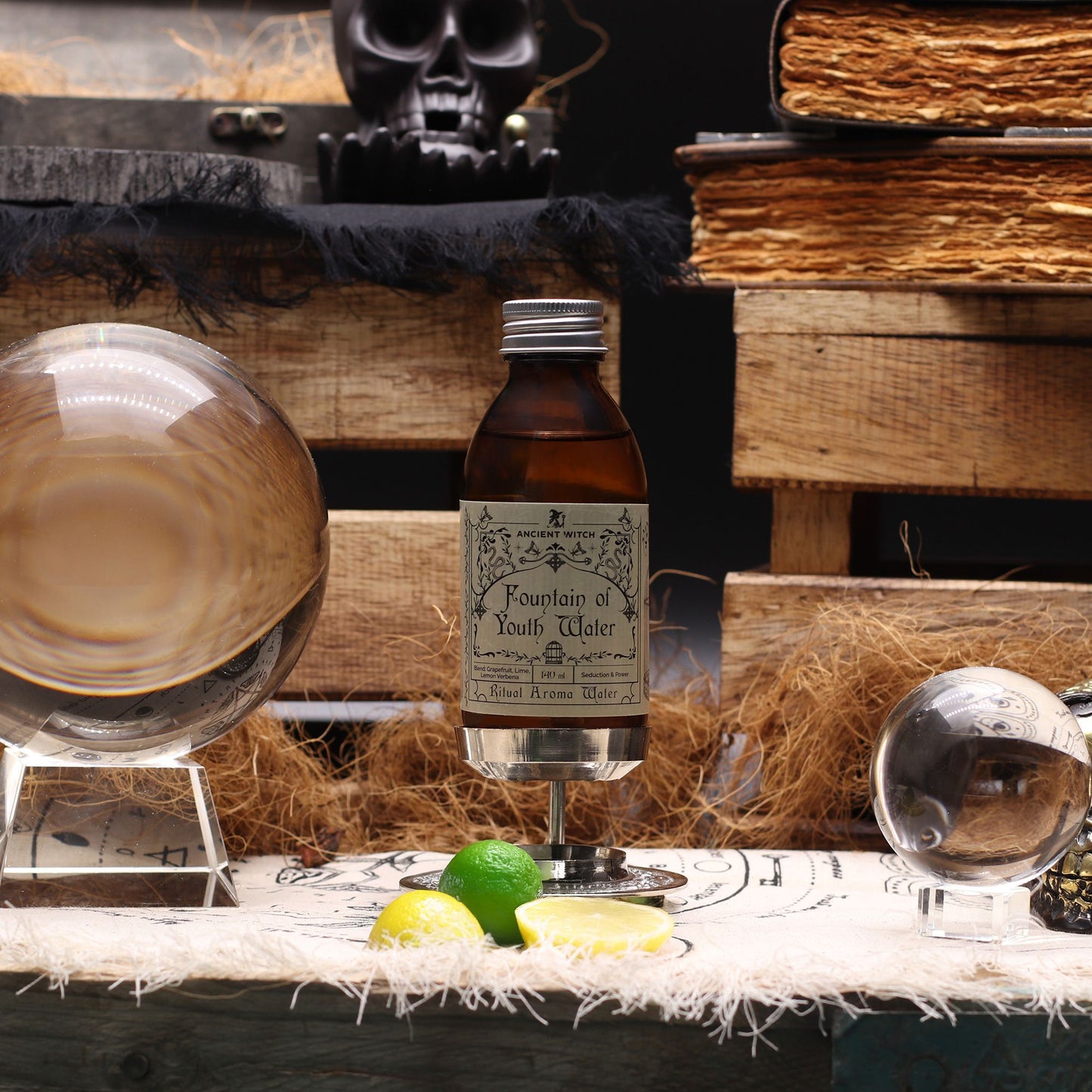 🌿 Ancient Witch Ritual Water – Fountain of Youth (140 ml) | Vitality, Purification & Rejuvenation Elixir 🌊