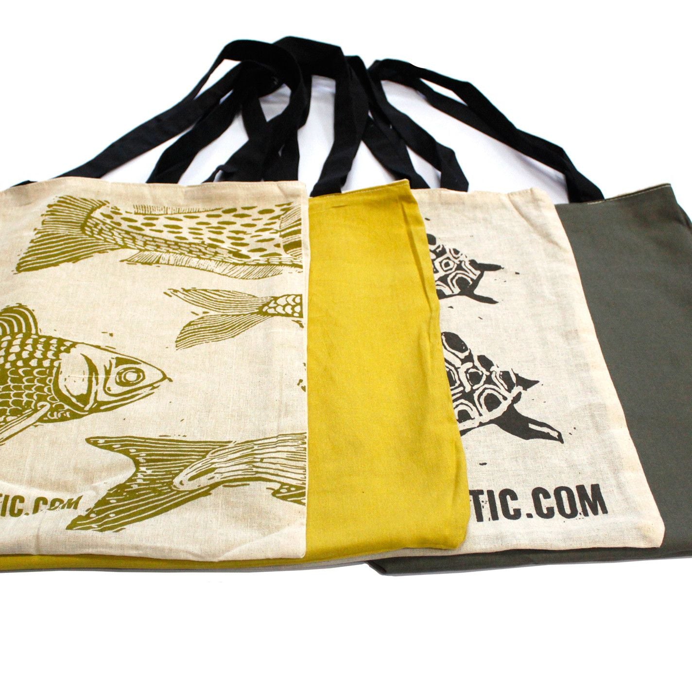 🌿 Reversible Cotton Bag – 2 Designs – 38x42cm | Eco-Friendly Reusable Tote from Ancient Wisdom 🌍