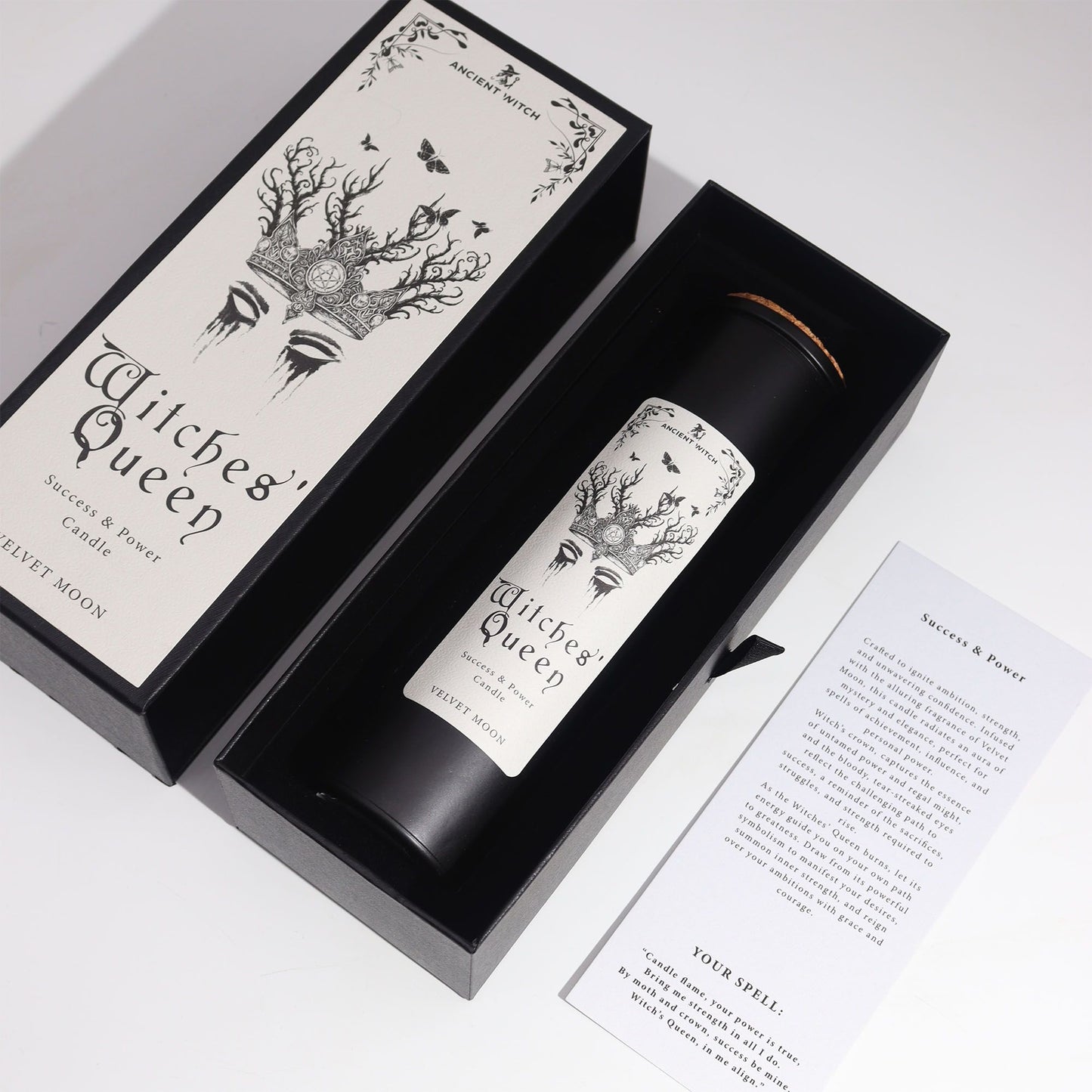 🕯️ Ancient Witch Ritual Candles – Witches’ Queen | Power, Success & Manifestation Magic 👑✨