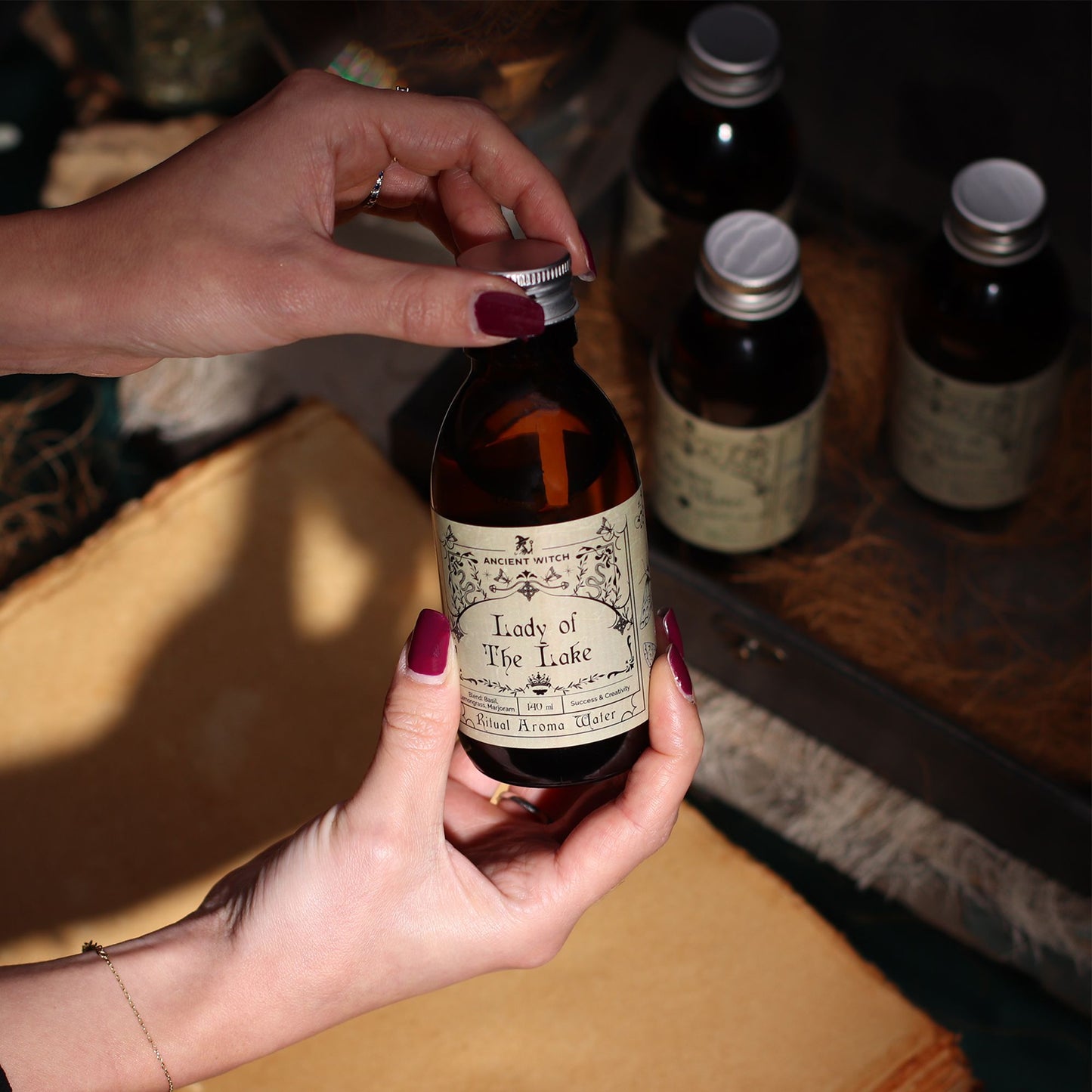 🌊 Ancient Witch Ritual Water – Lady of the Lake | 140 ml Elixir of Inspiration & Creativity 🌿