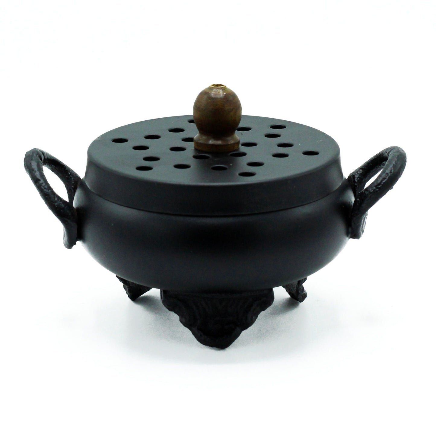 🔮 Cast-Iron Cauldron Incense Burner – Mystical, Durable & Perfect for Rituals 🔥