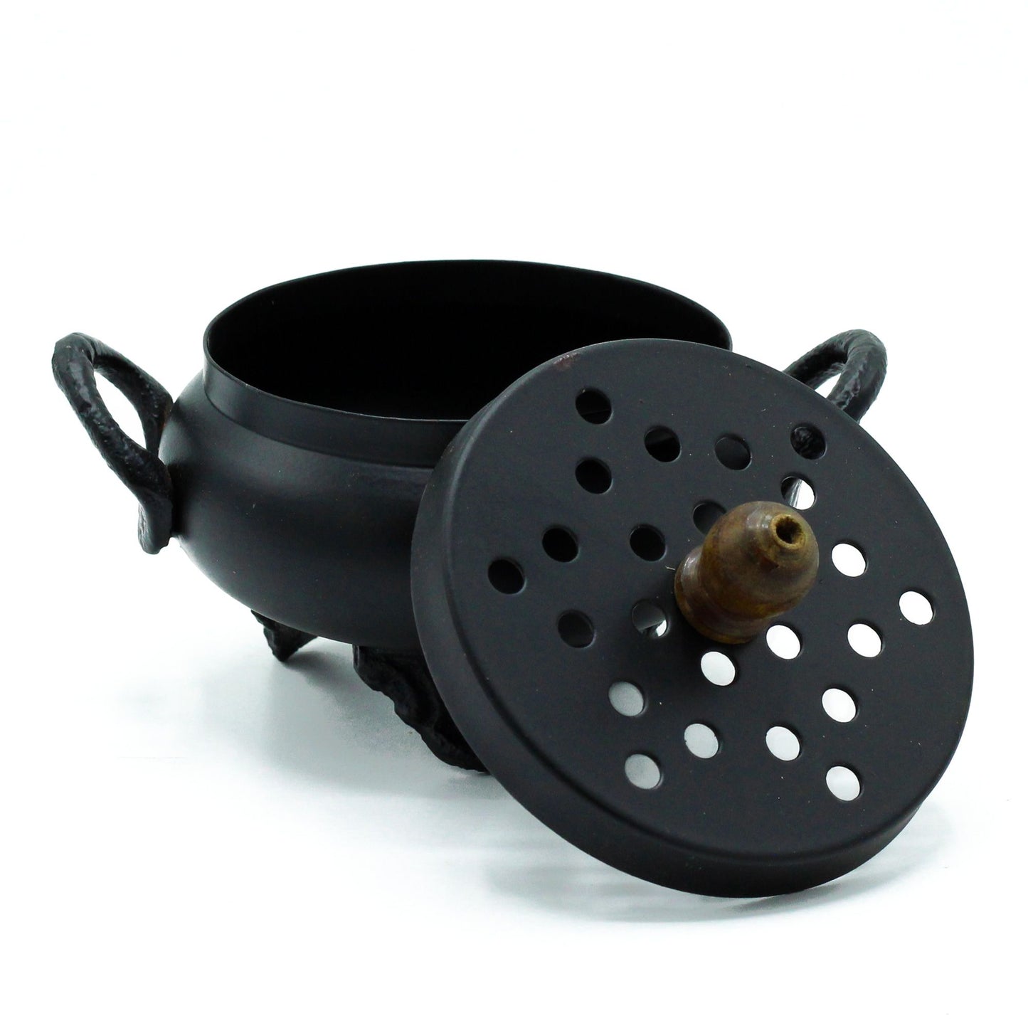 🔮 Cast-Iron Cauldron Incense Burner – Mystical, Durable & Perfect for Rituals 🔥