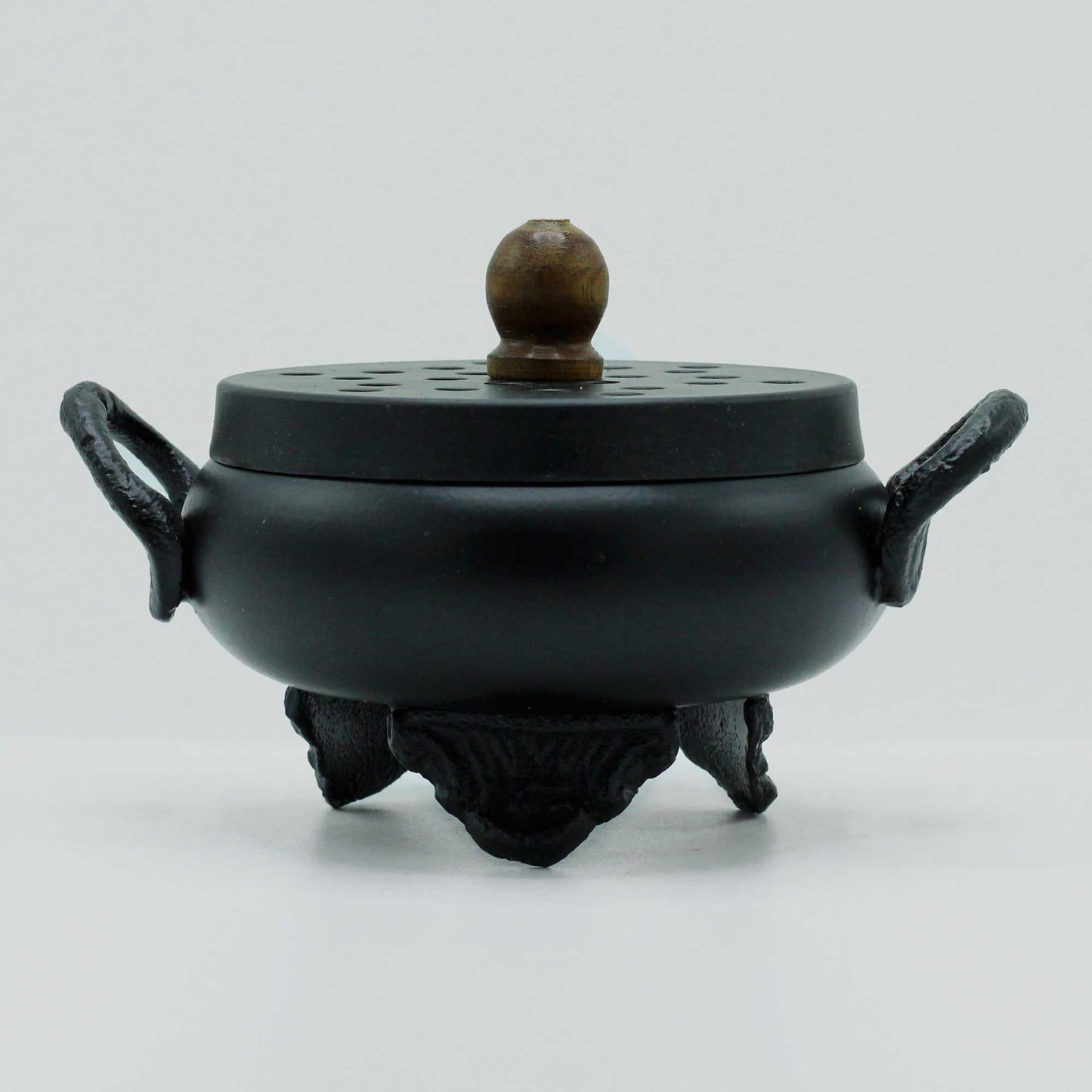 🔮 Cast-Iron Cauldron Incense Burner – Mystical, Durable & Perfect for Rituals 🔥