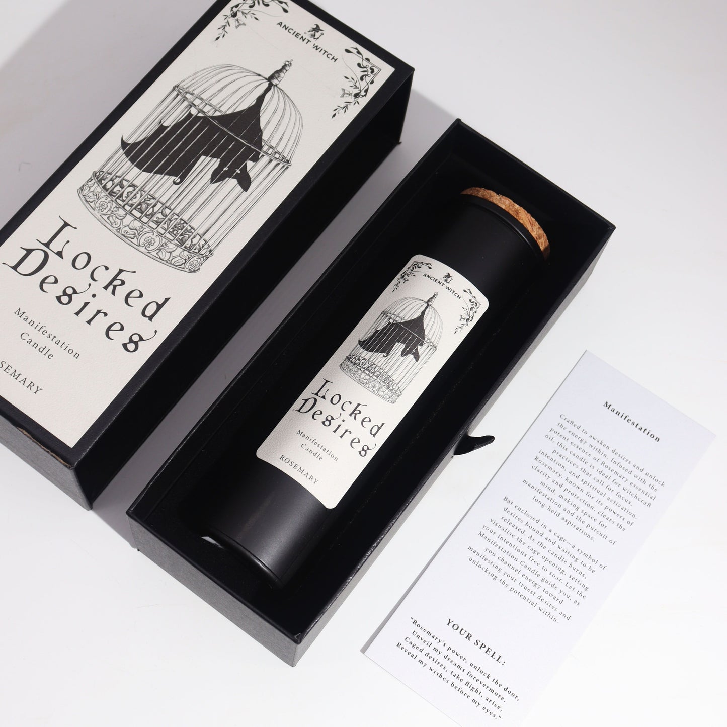 🕯️ Ancient Witch Locked Desires Ritual Candle – Manifestation & Awakening 🌙