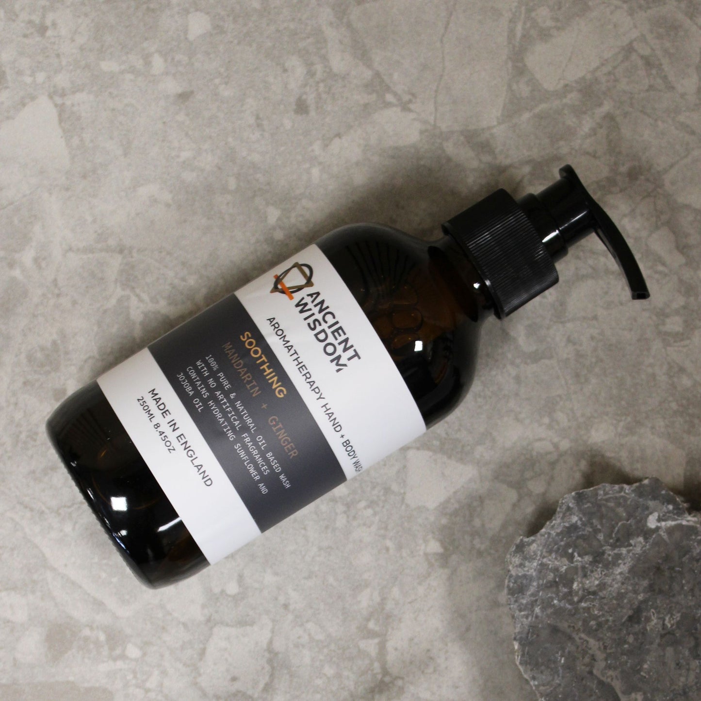 🍊 Mandarin & Ginger Hand & Body Wash 250ml – Energising Citrus Bliss 🍃