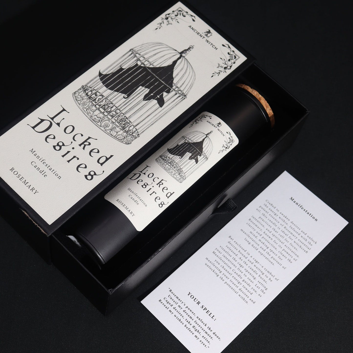 🕯️ Ancient Witch Locked Desires Ritual Candle – Manifestation & Awakening 🌙