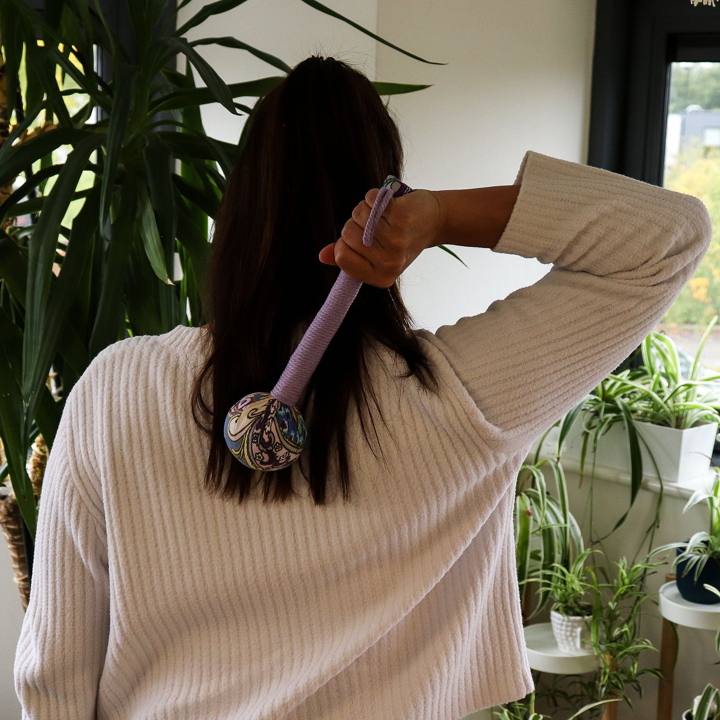 Wormwood Massage Hammer – Lavender 💜 | Natural Tension & Stress Relief