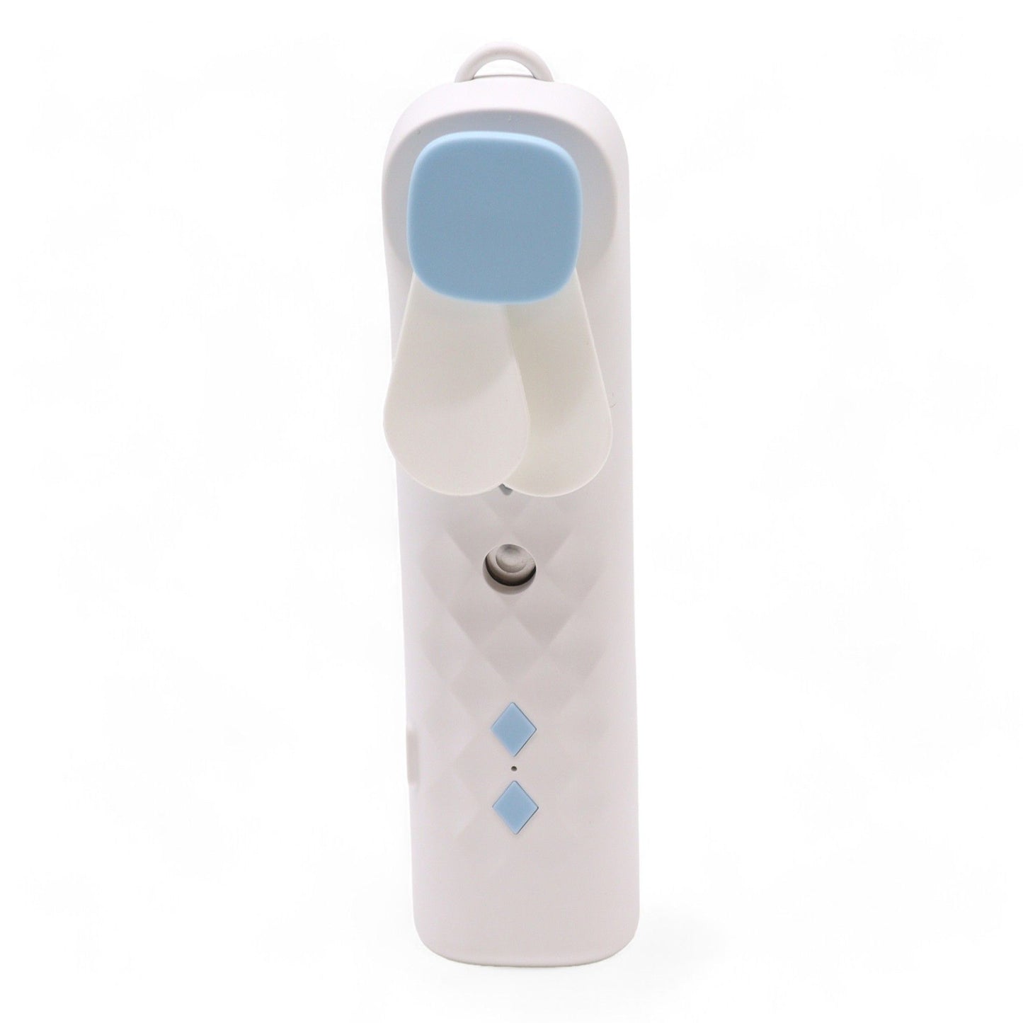 White Nano Mist Face Fan & Spray (USB Rechargeable) – Portable Hydration & Cooling ✨💧🌀