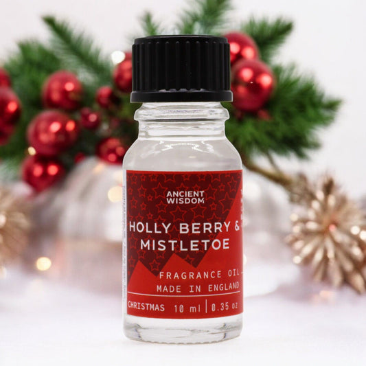 ✨ Holly Berry & Mistletoe Fragrance Oil – Long Lasting Festive Scent ✨