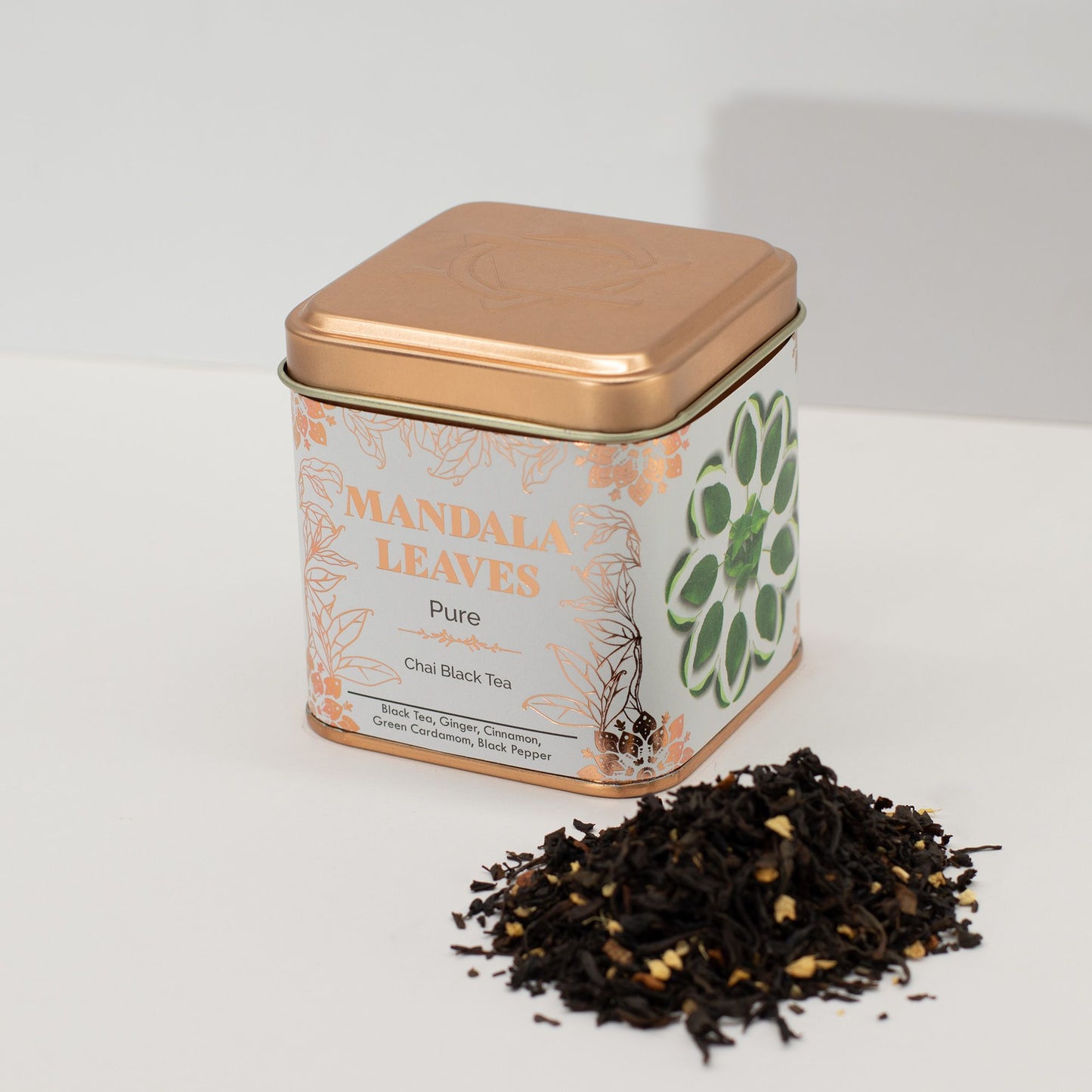 Spiced Chai Black Tea Blend in Reusable Tin | Ginger, Cinnamon & Cardamom
