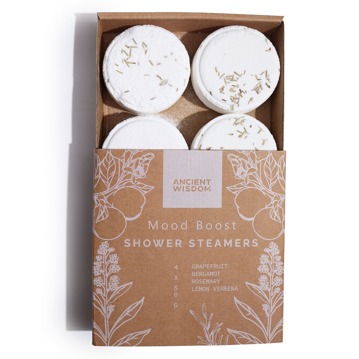 Zen Shower Steamers Therapy Wellness Gift Set (Set of 4) – Mood Boost – Made in Sheffield, UK 🌿✨