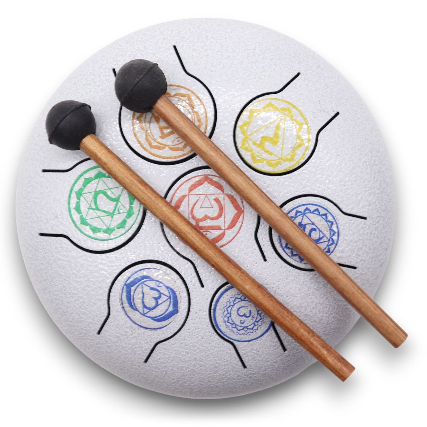 Steel Tongue Happy Drum – 7 Chakra Meditation Drum 17x13cm 🧘‍♀️🎵