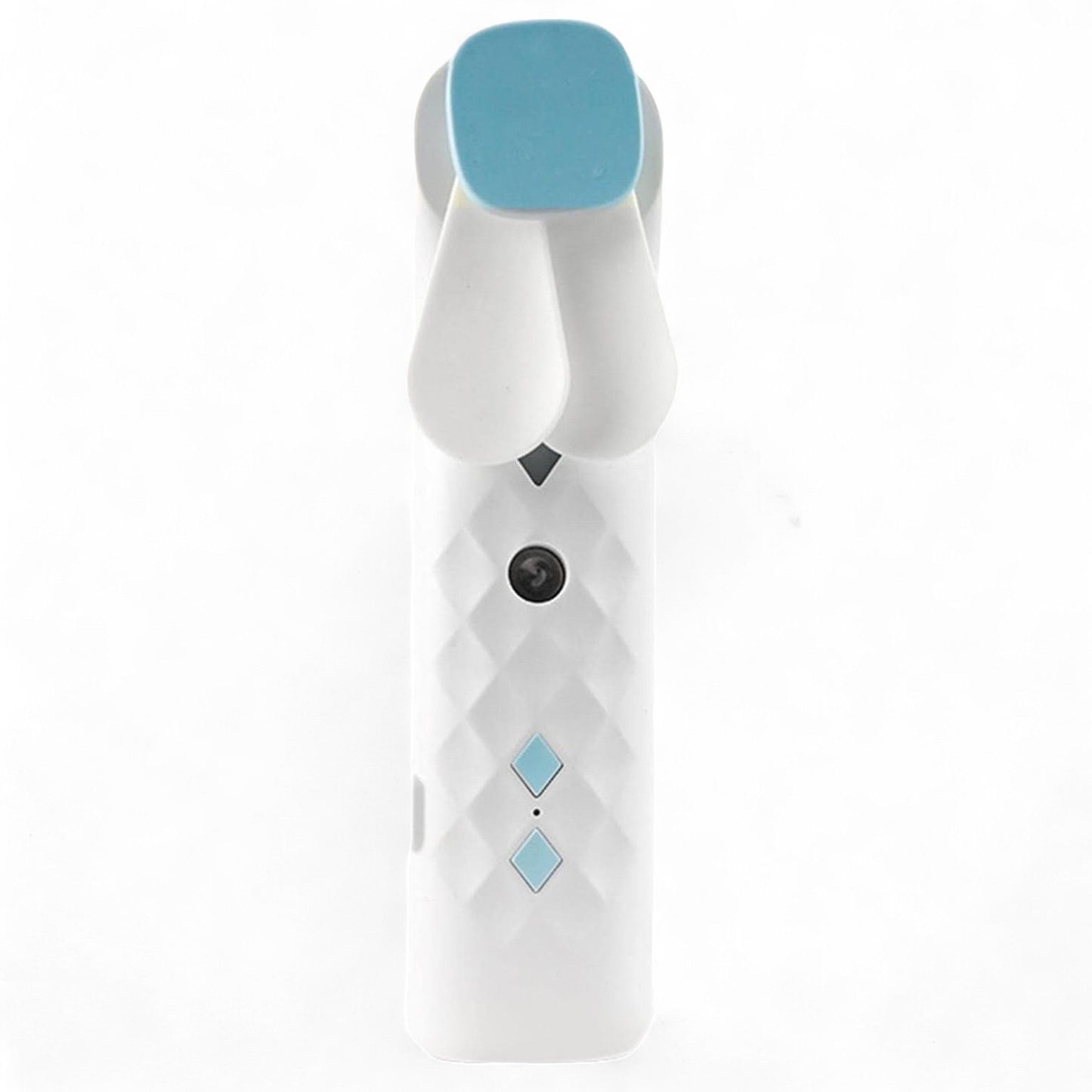 White Nano Mist Face Fan & Spray (USB Rechargeable) – Portable Hydration & Cooling ✨💧🌀