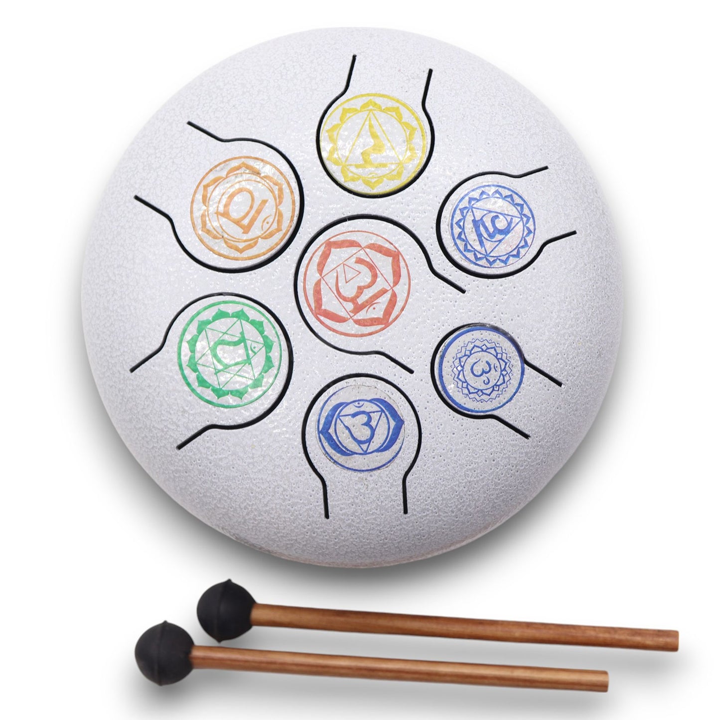Steel Tongue Happy Drum – 7 Chakra Meditation Drum 17x13cm 🧘‍♀️🎵