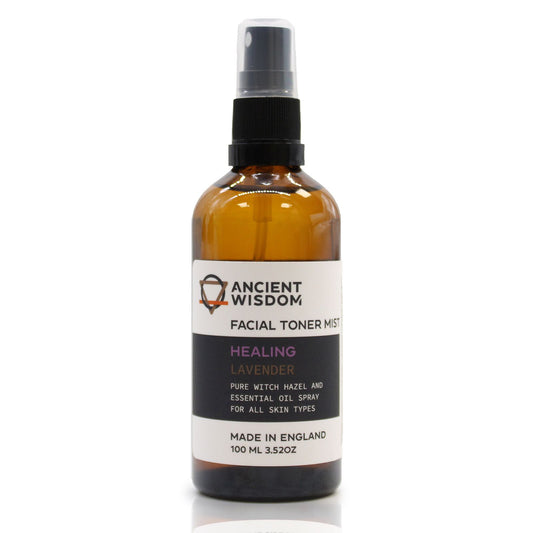 ✨ Witch Hazel with Lavender Facial Toner Mist – 100ml | Ancient Wisdom® Skincare – Pure, Calming & Hydrating ✨